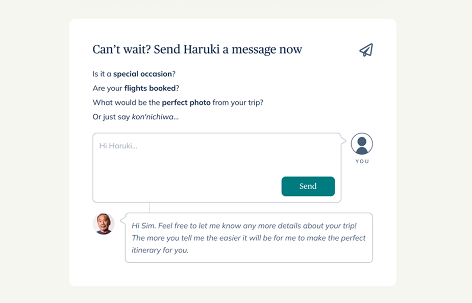 Messaging functionality
